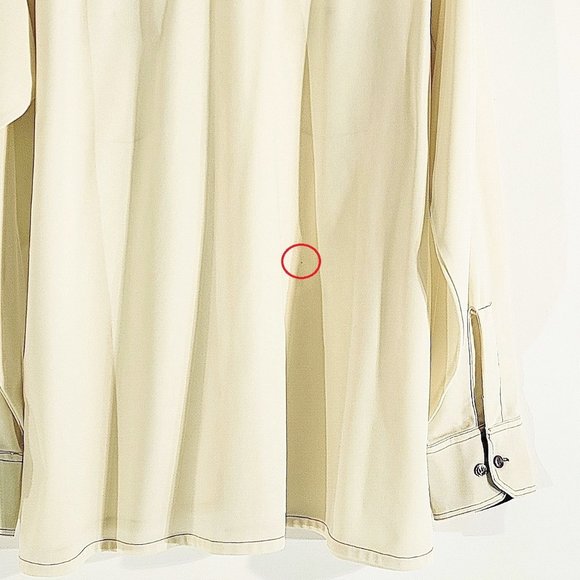 Vintage ARROW Doubler Men's 17 - 35 Button Up Polyester Shirt Contrasting Stitch - Picture 6 of 7